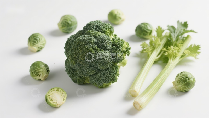 高清大图下载【趣麦麦图】新鲜蔬菜组合特写