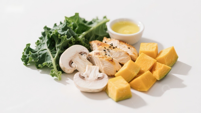 高清大图下载【趣麦麦图】健康食材组合展示