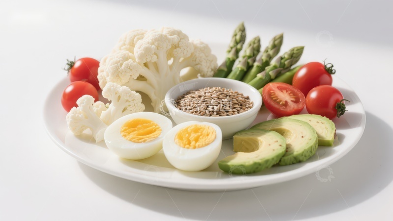 高清大图下载【趣麦麦图】健康食材组合摆盘