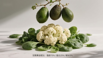 生酮饮食食材展示