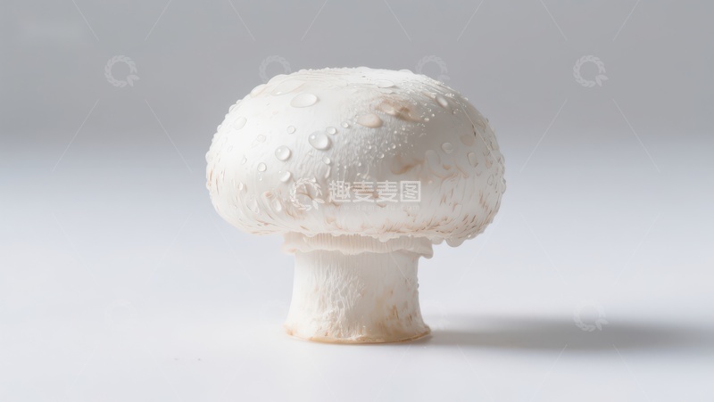 高清大图下载【趣麦麦图】白色蘑菇特写