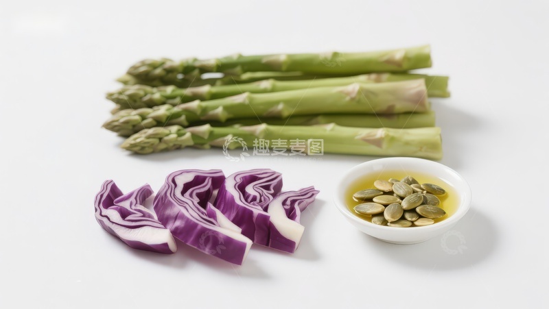 高清大图下载【趣麦麦图】新鲜蔬菜与南瓜籽摆拍