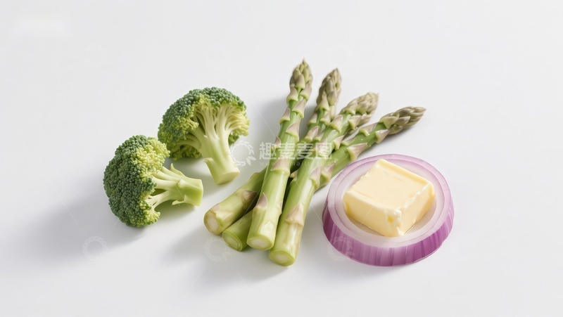 高清大图下载【趣麦麦图】新鲜蔬菜与黄油组合