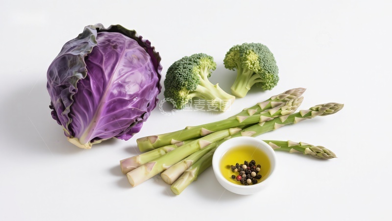 高清大图下载【趣麦麦图】新鲜蔬菜与调味料组合