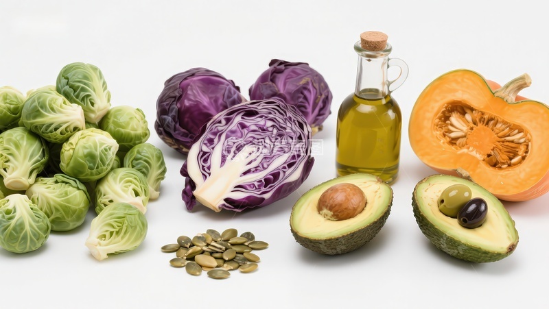 高清大图下载【趣麦麦图】新鲜蔬菜与健康食材展示