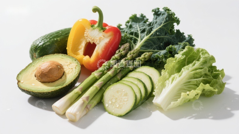 高清大图下载【趣麦麦图】新鲜蔬菜与水果组合