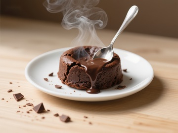 热巧克力熔岩蛋糕