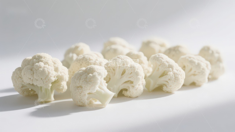 高清大图下载【趣麦麦图】新鲜花椰菜特写