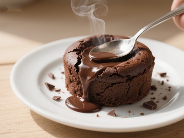 热巧克力熔岩蛋糕