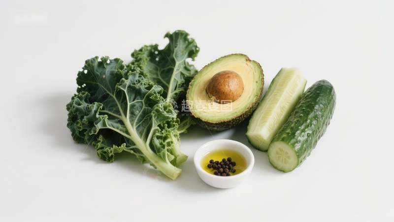高清大图下载【趣麦麦图】新鲜蔬菜与鳄梨摆拍