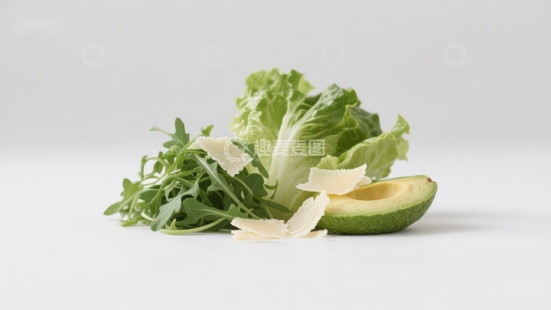 高清大图下载【趣麦麦图】新鲜蔬菜与牛油果组合