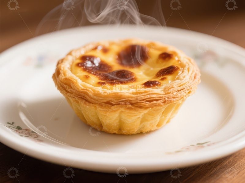 高清大图下载【趣麦麦图】热腾腾的葡式蛋挞