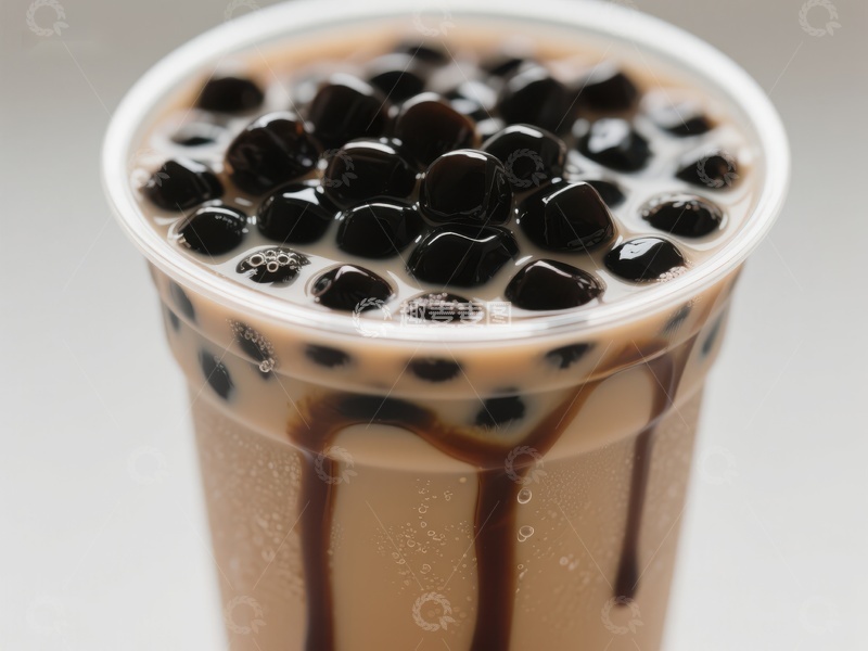 高清大图下载【趣麦麦图】珍珠奶茶特写