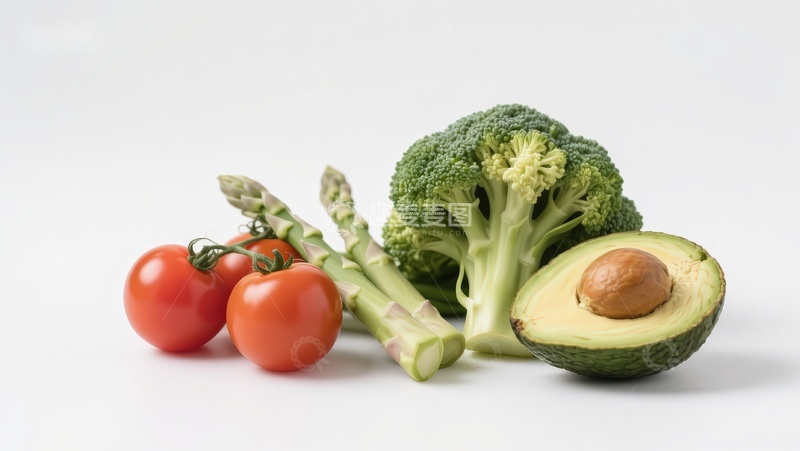高清大图下载【趣麦麦图】新鲜蔬菜与牛油果组合