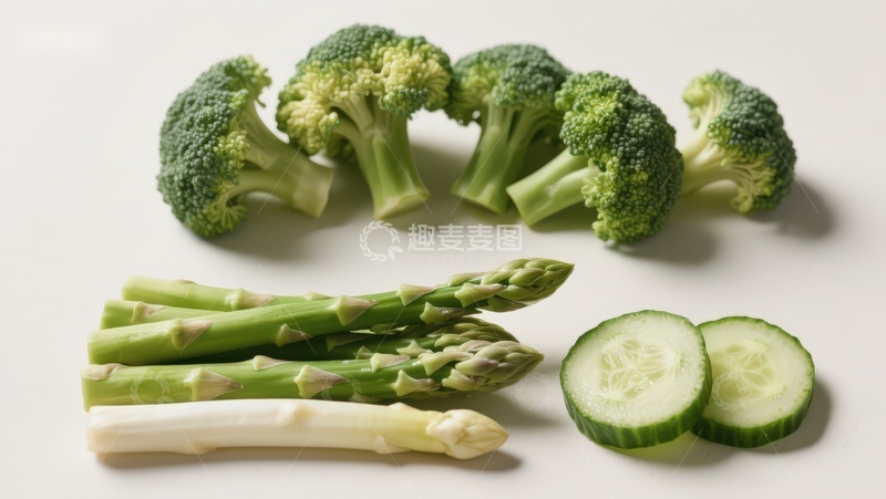 高清大图下载【趣麦麦图】新鲜蔬菜组合展示