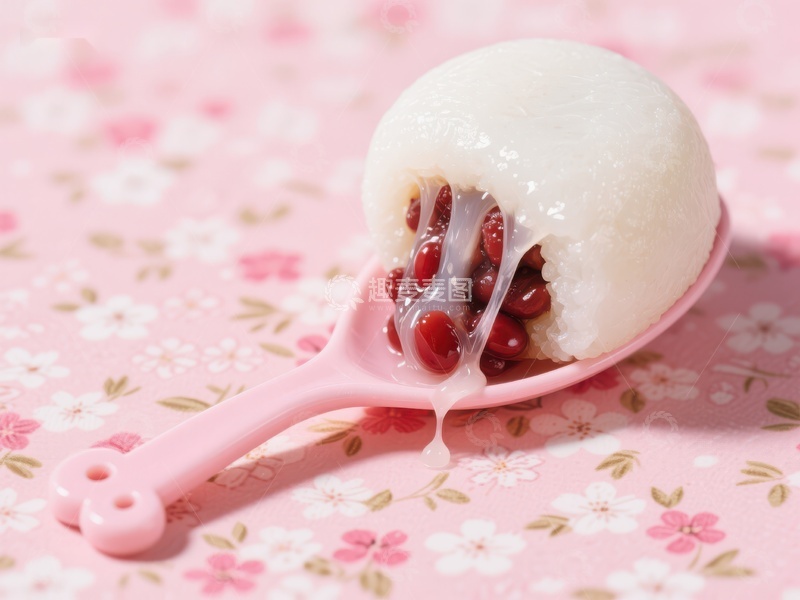 高清大图下载【趣麦麦图】红豆汤圆，甜蜜馅料