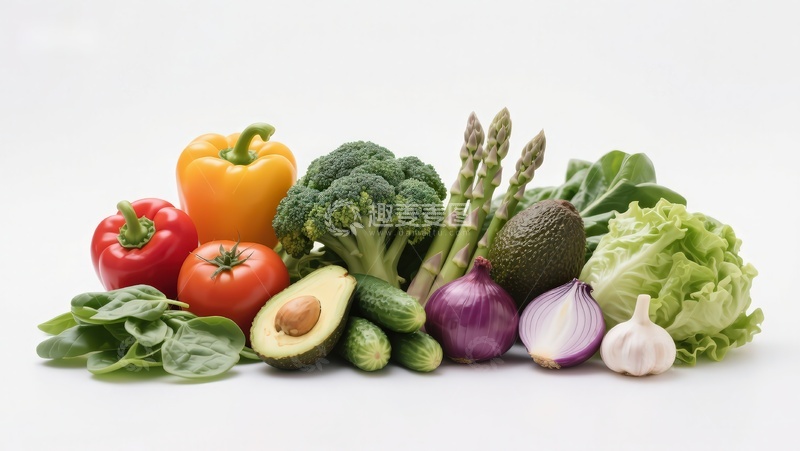 高清大图下载【趣麦麦图】新鲜蔬菜与水果组合