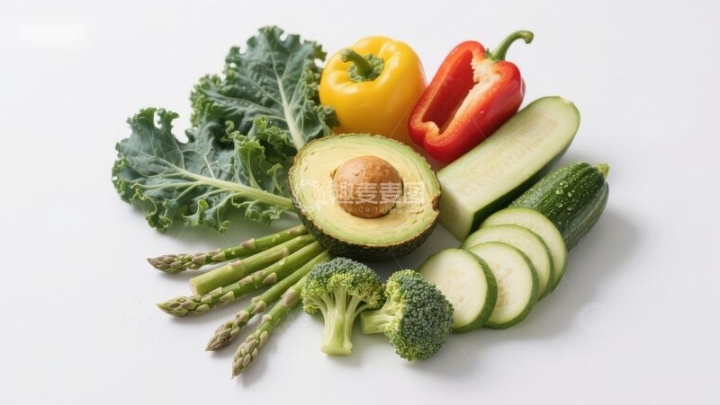 高清大图下载【趣麦麦图】新鲜蔬菜与水果组合