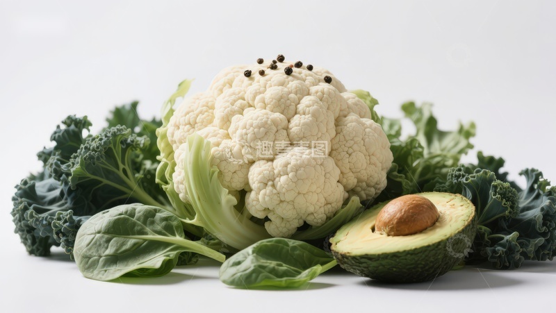 高清大图下载【趣麦麦图】新鲜蔬菜与牛油果组合
