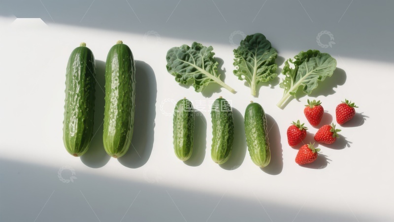 高清大图下载【趣麦麦图】新鲜蔬菜水果排列展示
