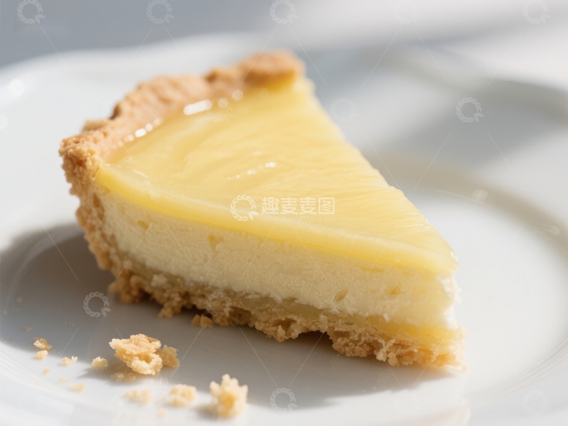 高清大图下载【趣麦麦图】柠檬芝士蛋糕切片
