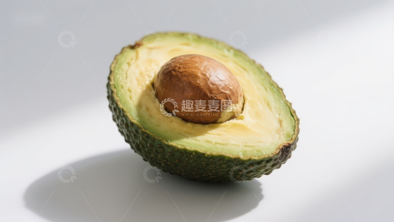 高清大图下载【趣麦麦图】切开的牛油果特写