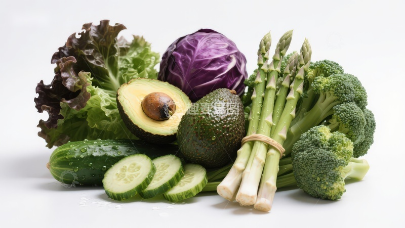 高清大图下载【趣麦麦图】新鲜蔬菜与水果组合