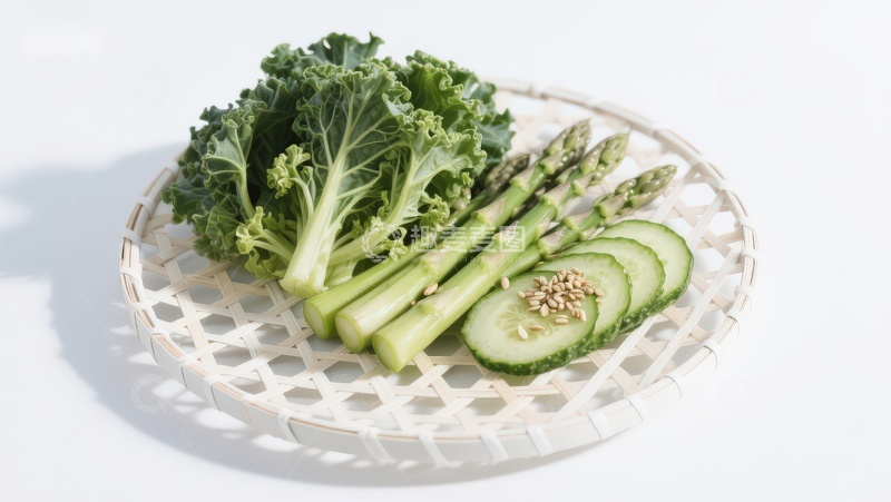 高清大图下载【趣麦麦图】新鲜蔬菜摆盘展示