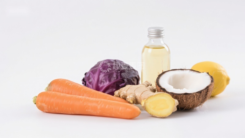 高清大图下载【趣麦麦图】新鲜蔬菜与天然食材组合