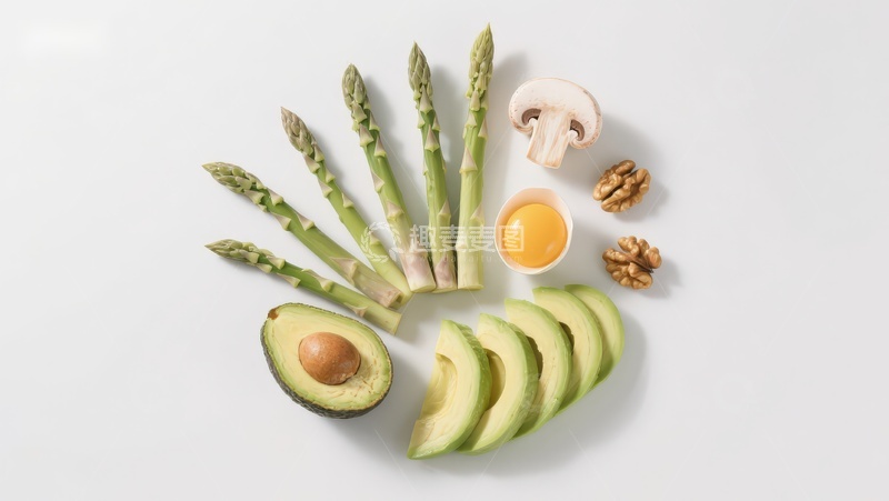 高清大图下载【趣麦麦图】新鲜蔬菜与健康食材组合