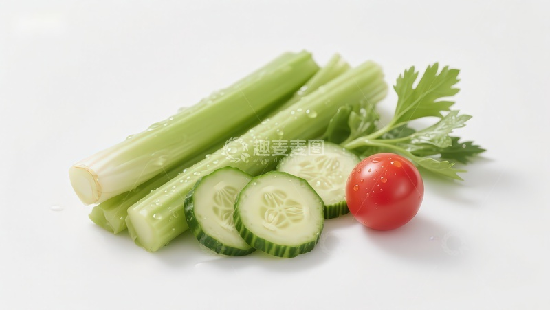 高清大图下载【趣麦麦图】新鲜蔬菜组合特写