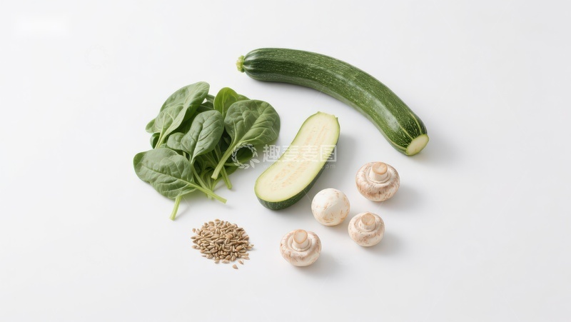 高清大图下载【趣麦麦图】新鲜蔬菜与香料食材展示