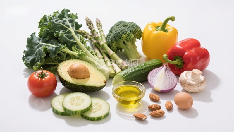 高清大图下载【趣麦麦图】新鲜蔬菜与食材组合