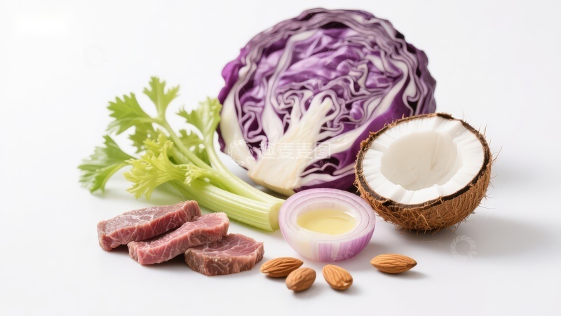 高清大图下载【趣麦麦图】新鲜食材组合展示