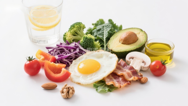 高清大图下载【趣麦麦图】健康早餐食材组合