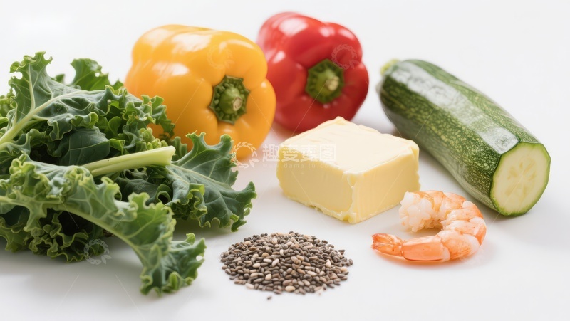 高清大图下载【趣麦麦图】新鲜蔬菜与食材组合