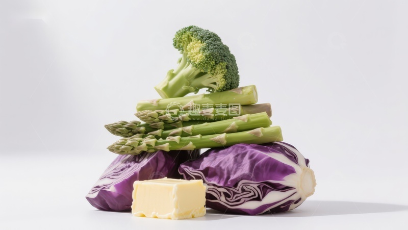 高清大图下载【趣麦麦图】蔬菜堆叠静物展示