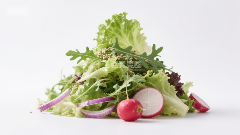 高清大图下载【趣麦麦图】新鲜蔬菜沙拉组合