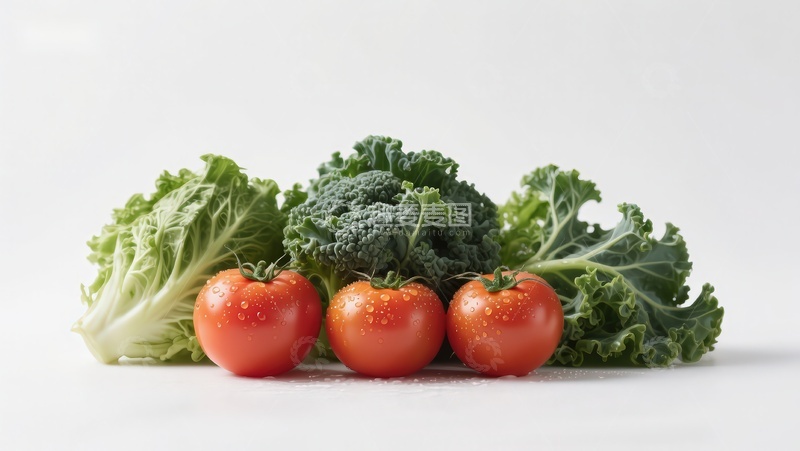 高清大图下载【趣麦麦图】新鲜蔬菜组合特写