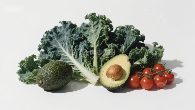 高清大图下载【趣麦麦图】新鲜蔬菜与牛油果组合