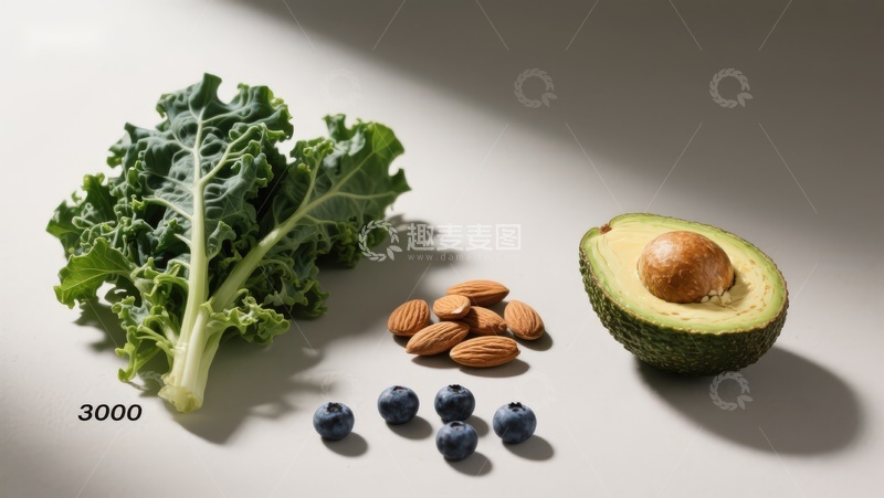 高清大图下载【趣麦麦图】新鲜蔬果与坚果静物