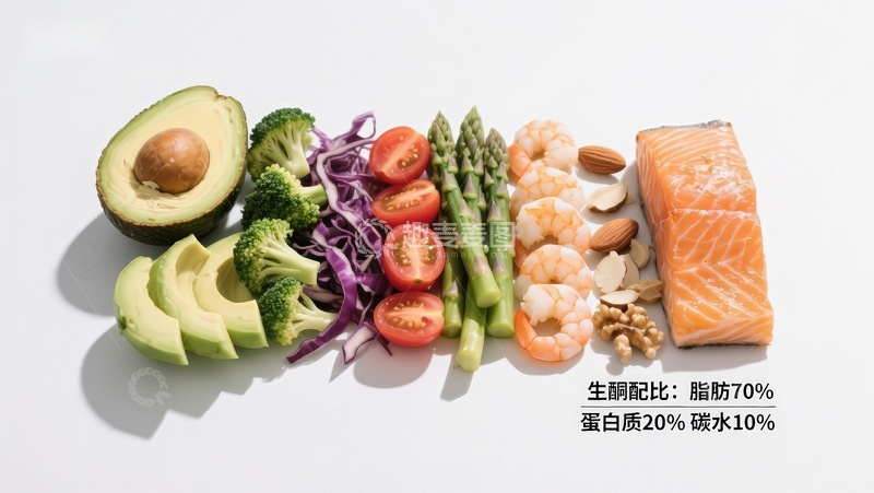 高清大图下载【趣麦麦图】生酮饮食食材搭配展示