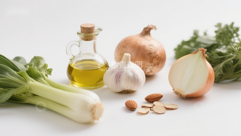 高清大图下载【趣麦麦图】新鲜蔬菜与香料食材展示