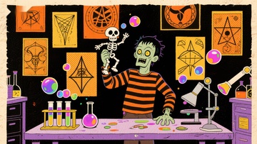 实验室里的僵尸与骷髅实验