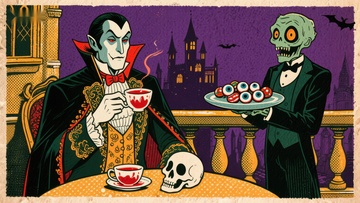 吸血鬼与僵尸的茶会