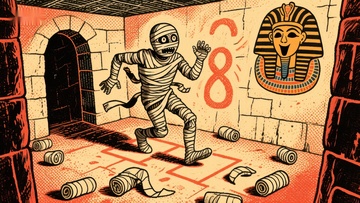 古墓中的木乃伊与数字8