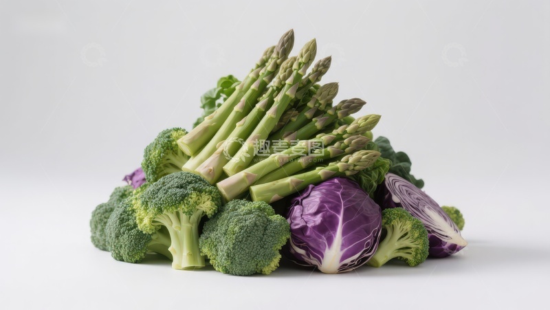 高清大图下载【趣麦麦图】新鲜蔬菜组合展示