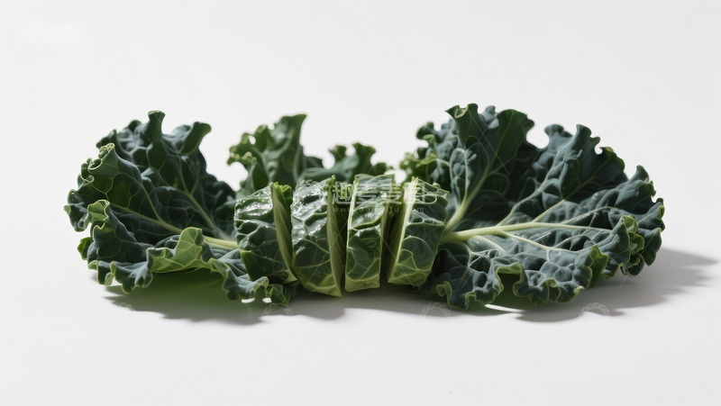 高清大图下载【趣麦麦图】新鲜羽衣甘蓝叶片特写