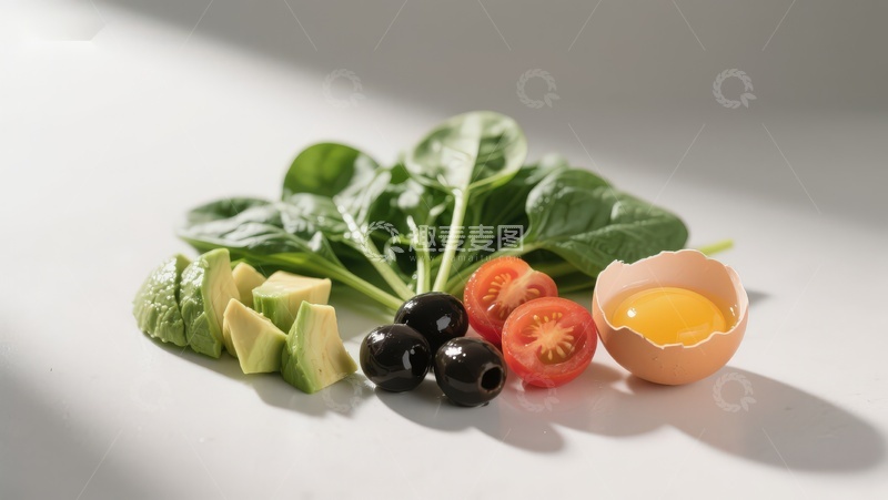 高清大图下载【趣麦麦图】-新鲜食材组合静物