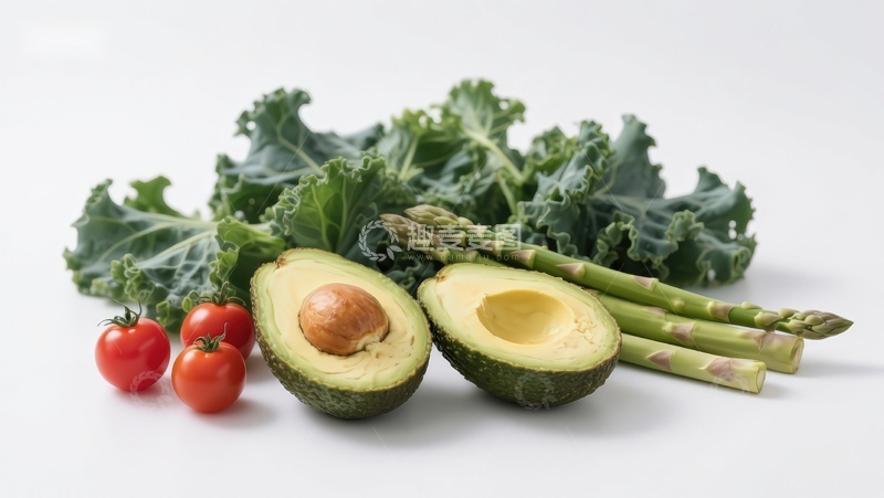 高清大图下载【趣麦麦图】新鲜蔬菜与牛油果组合